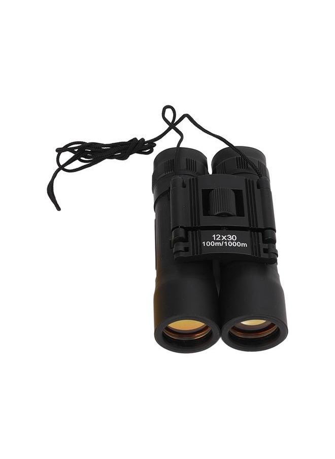 Thoraya - Binoculars 12X30 Optical Red Film Mini Binoculars Outdoor Travel Portable Telescope - Image 1