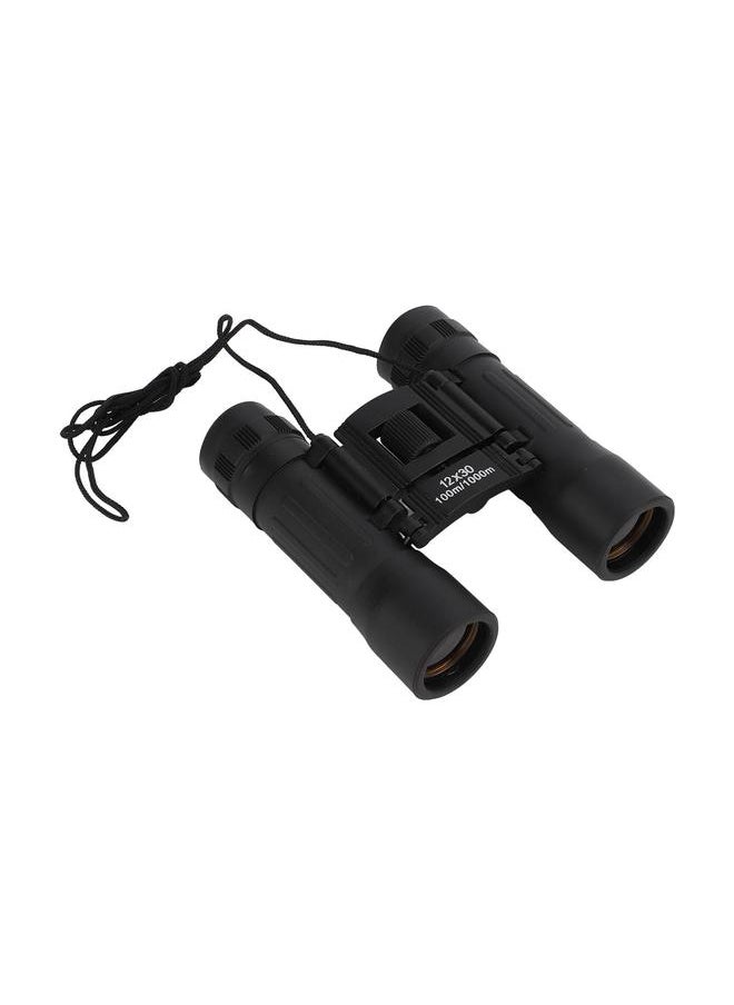 Thoraya - Binoculars 12X30 Optical Red Film Mini Binoculars Outdoor Travel Portable Telescope - Image 1