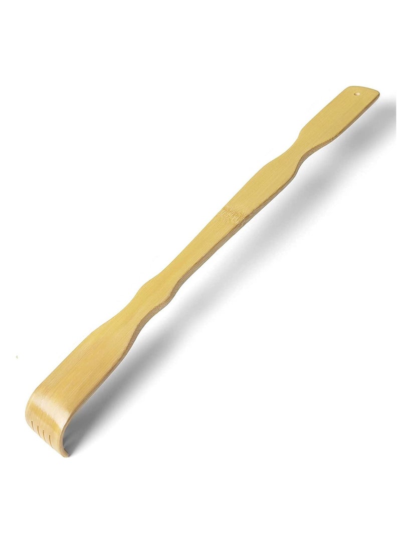 Excefore Back Scratcher, Bamboo Wood Backsplash Massager, 18.5 Inches (Approximately 47 Cm) For Self-Treatment, Practicality And Novelty Gifts For Relieving Itching (2 PCS) - Image 2