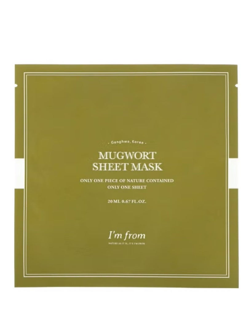 I'M FROM Mugwort Sheet Mask 20ml - Image 1