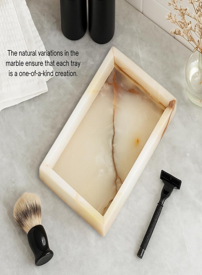 Bey-Berk Genuine Marble Napkin Holder, Paper Towel Holder for Bathroom, Kitchen, Outdoor, Marble Hand Towel Holder, Guest Towel Caddie - Image 3