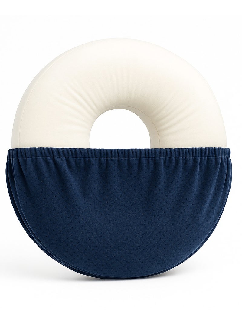 نيكست ليفل ميموري فوم وسادة البواسير ميموري فوم نيكست ليفل – وسادة دائرية طبية لتخفيف الألم - Image 3