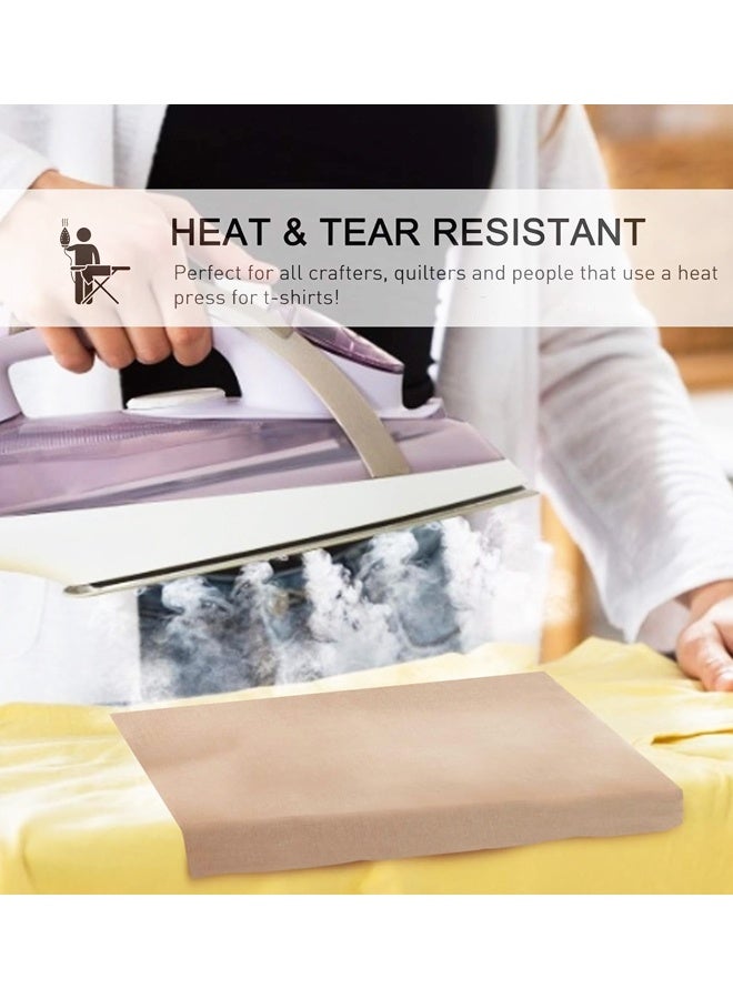 3 Pack Teflon Sheet for Heat Press Transfer Sheet Non Stick 16 x 12" Heat Transfer Paper Reusable Heat Resistant Craft Mat - Image 4