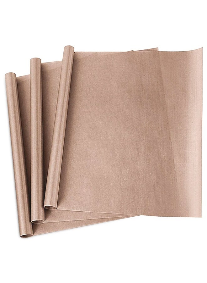 3 Pack Teflon Sheet for Heat Press Transfer Sheet Non Stick 16 x 12" Heat Transfer Paper Reusable Heat Resistant Craft Mat - Image 1