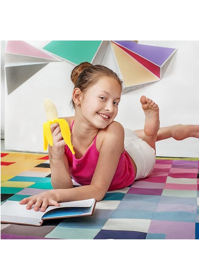 2 قطع مزيفة الموز لعبة ناعمة الموز الزائفة الذرة ناعمة تخفيف الإجهاد المطاط الممتد ، ألعاب حزب المفضلات للصغار - Image 5