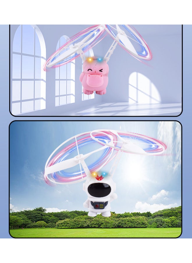 Induction Steel Wire Man Astronaut Aircraft Swing Suspension Toy Intelligent Induction Aircraft Toy Wholesale-Color:Crossover Machine - Image 5
