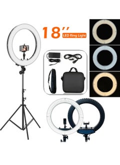 HQ HQ-18 Live Stream Led Soft Ring Light Stand 45 cm  selfie stick for Smartphone Makeup Video Studio Tripod Ring Light  - Image 1