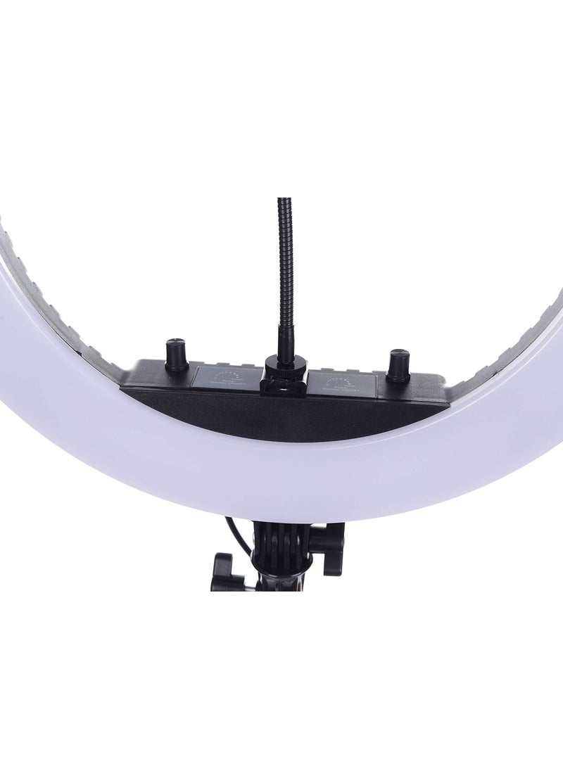 HQ - HQ-18 Live Stream Led Soft Ring Light Stand 45 cm  selfie stick for Smartphone Makeup Video Studio Tripod Ring Light - Image 1