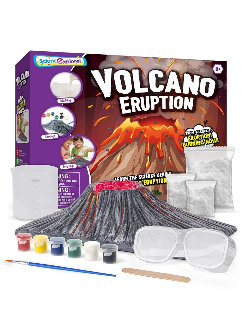 DIY Volcano Eruption Science Kit, STEM Educational Experiment Toy for Kids, Fun Learning Activity for Elementary Students  - Image 1