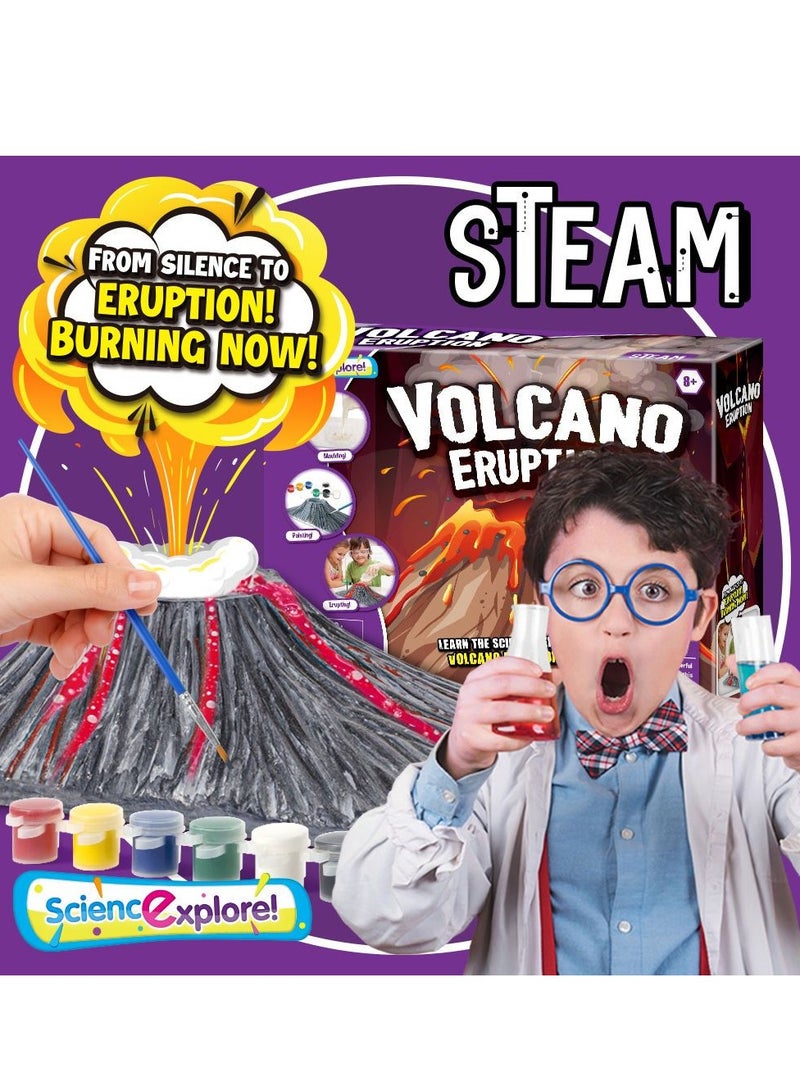 DIY Volcano Eruption Science Kit, STEM Educational Experiment Toy for Kids, Fun Learning Activity for Elementary Students  - Image 2