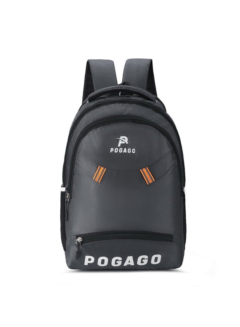 Pogago Large Capacity Backpack for Men, Water-Resistant School & Travel Bag with Reflective Strip, Fits 15-17 Inch Laptops - Image 1