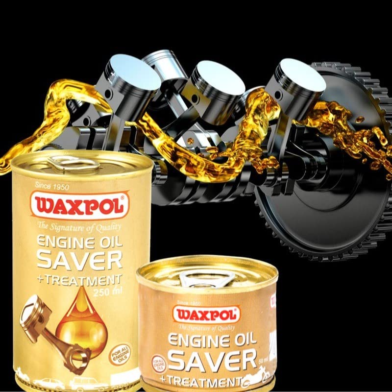 Waxpol Engine Flush (300 ml) & Waxpol Engine Oil Saver + Treatment (250Ml) Improves Performance & Reduces Noise - Image 3