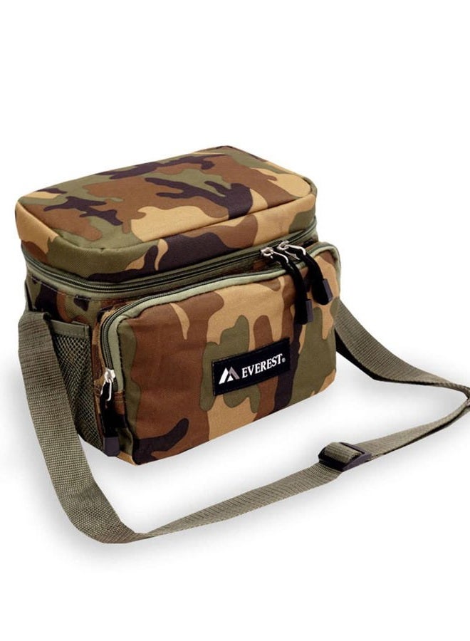 Everest Cooler/Lunch Pattern Bag, Woodland Camo, One Size,CB6P-CAMO - Image 1