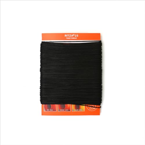 Ritza 25 Tiger Thread Ritza Black 1.0mm Tiger Thread for Leather Craft, Waxed Polyester Saddlers Thread, 25 Gauge, 50 Meters - Image 4