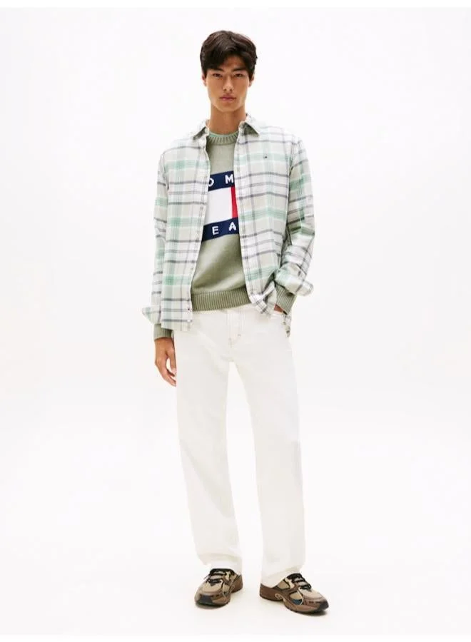 TOMMY JEANS Regular Fit Check Flannel Shirt
