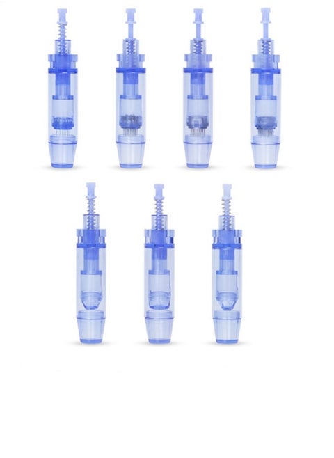 7Pcs Replaceable Round Nano Cartridges for Derma Pen Dr.pen A1-C/A1-W