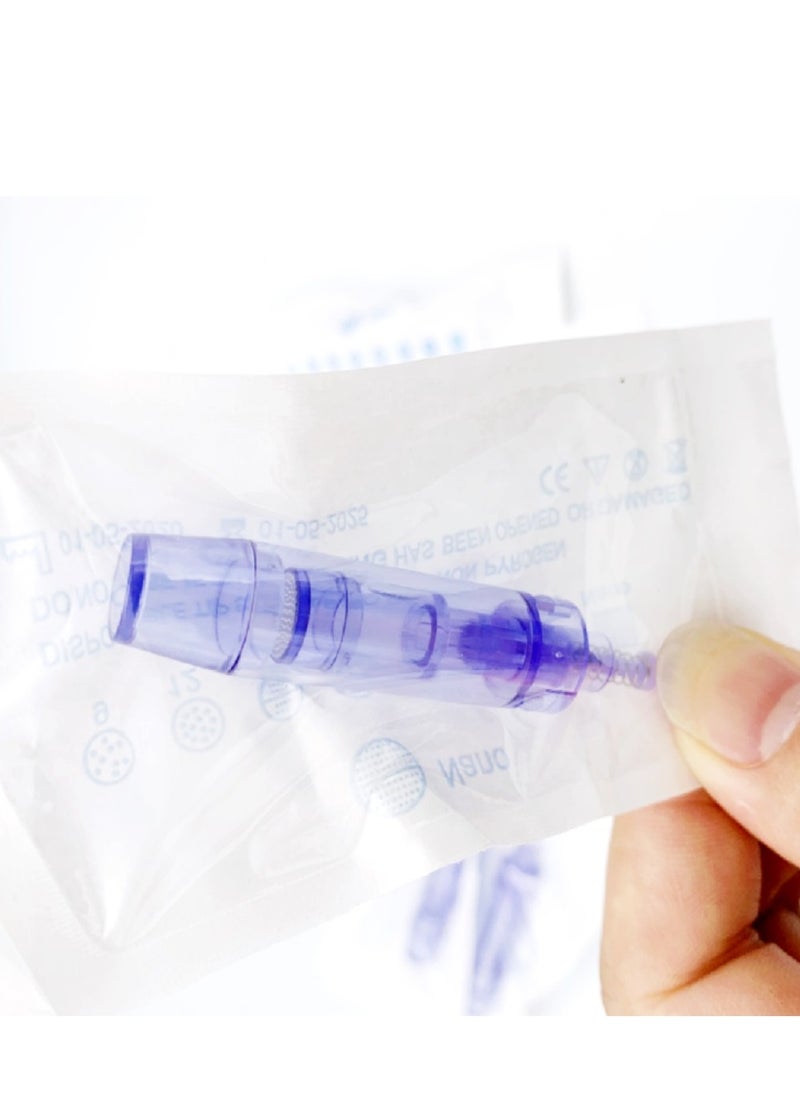 7Pcs Replaceable Round Nano Cartridges for Derma Pen Dr.pen A1-C/A1-W