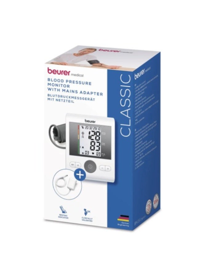 BEURER BM 28 UPPER ARM BP MONITOR WITH ADAPTOR