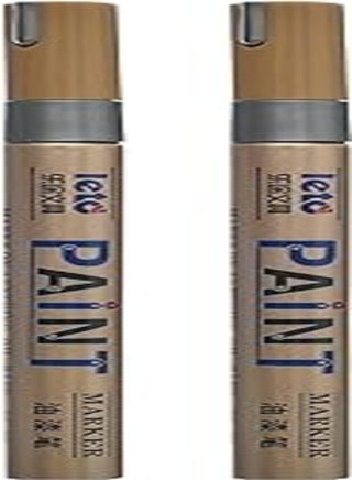 LETO LT-1102 High Quality Oil Pase Marker Pack of 2 Pieces For Any Surface Suitable For Home, School, Or Educational Centers - Silver - pzsku/ZA08DA150D50F3AC1E2C9Z/45/_/1720390249/2e3a38cb-f72a-4bef-afbf-54435203ba54