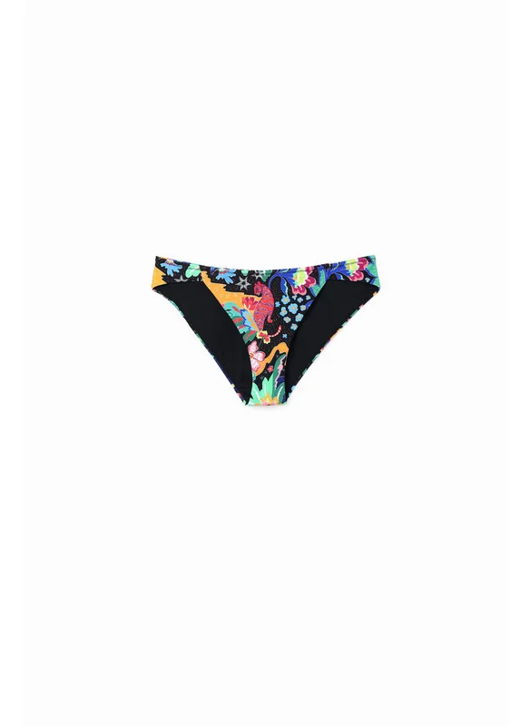 DESIGUAL Jungle Design Triangle Bikini Top