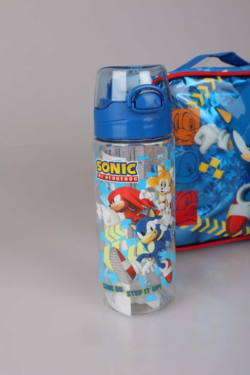 SONIC New Season Licensed Special Collection Lunch Box, Lunch Bowl and 500 ml Water Bottle Dinner Set - Image 2