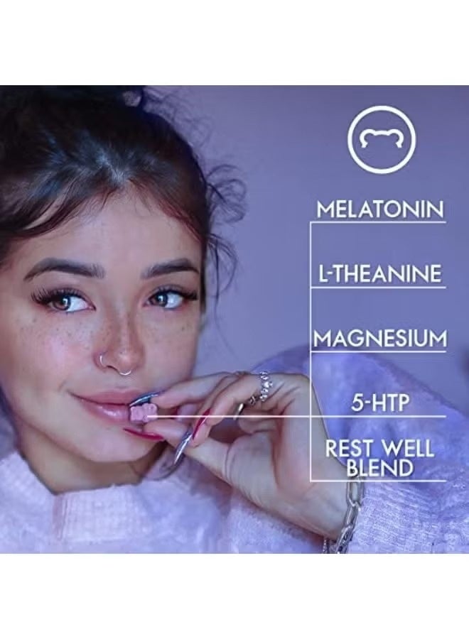 SugarbearPRO Natural Sleep Support 5-HTP Gummies – Enhance Relaxation & Sleep Quality – 60 Vegan Capsules - Image 5