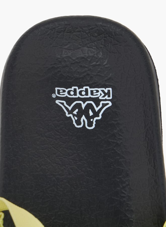 Kappa Boys Logo Detail Slides With Elastic Strap  - Image 5