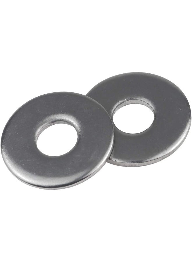 100 Pieces M8 Flat Washer 304 Stainless Steel M8 X 24 X 2.0Mm  - Image 1