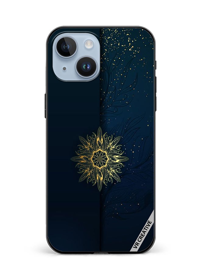 VR CREATIVE Protective Case Cover For Apple iPhone 15 Plus Flower Design Multicolour - Image 1