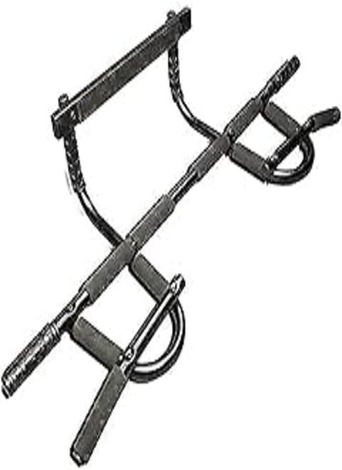 Energy FHB-17 Multi Bar Door Way Horizontal Iron Gym-150 Kg, Black