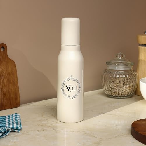 anantam homes Stainless Steel Oil Dispenser 750 ML Bottle Leakproof | Oil Nozzle Dropper | Cooking Oil Bottle For Home, Kitchen, Cooking, Café, Restaurant(BEIGE) - Image 5