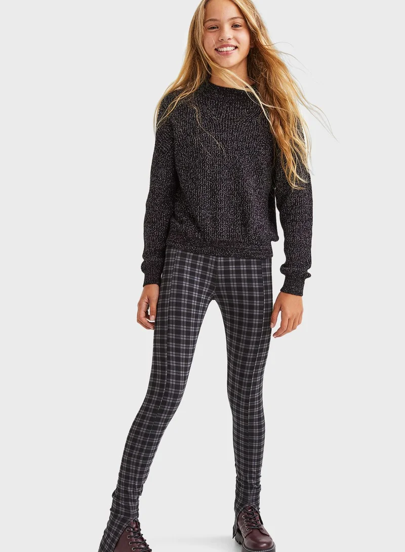 H&M Kids Checks Leggings