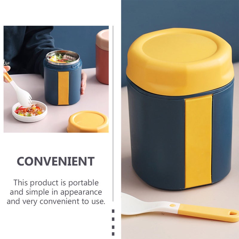 2 Sets of Cereal Cup Multiuse Breakfast Cup Portable Cup with Spoon - Image 3