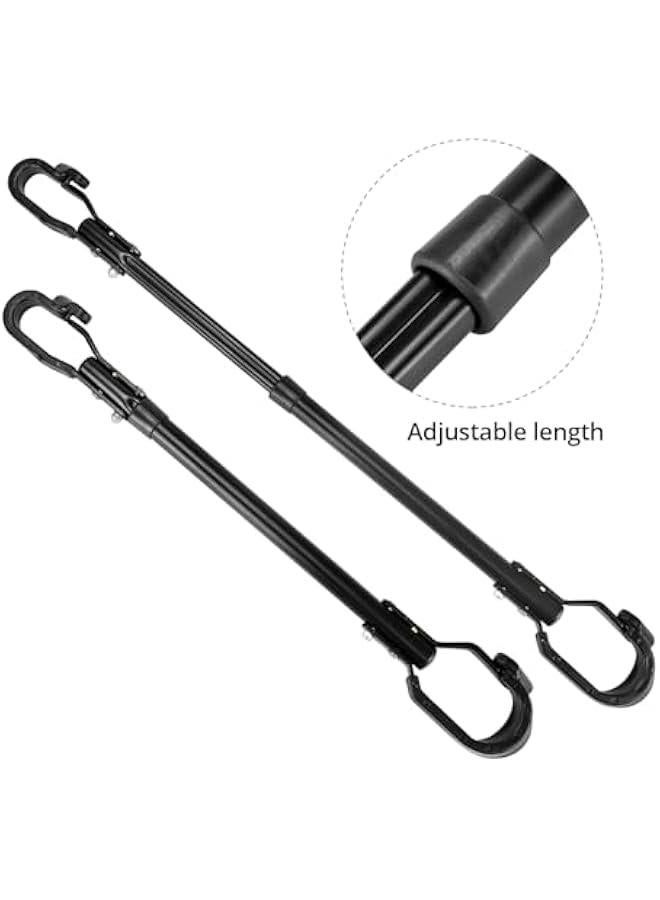 Arabest Bike Crossbar for Hanging Style Trunk or Hitch Racks, Black, One Size, Versatile Top Tube Adapter for Non, Traditional Bike Frames  - Image 4