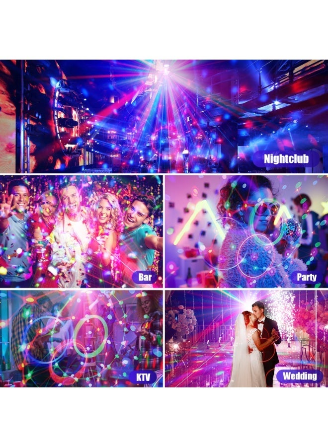 lanthour 2-in-1 Stage Light Combo with Sound Activated & Remote Control Party Lights, Suitable for Parties, Birthday Parties, Weddings and Halloween Decorations, USB Powered - Image 5