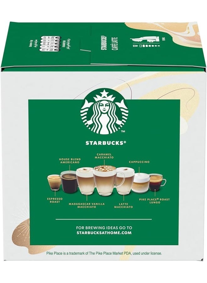 Dolce Gusto Starbucks Caffè Latte By Nescafé Dolce Gusto Box Of 12 Capsules - Image 3