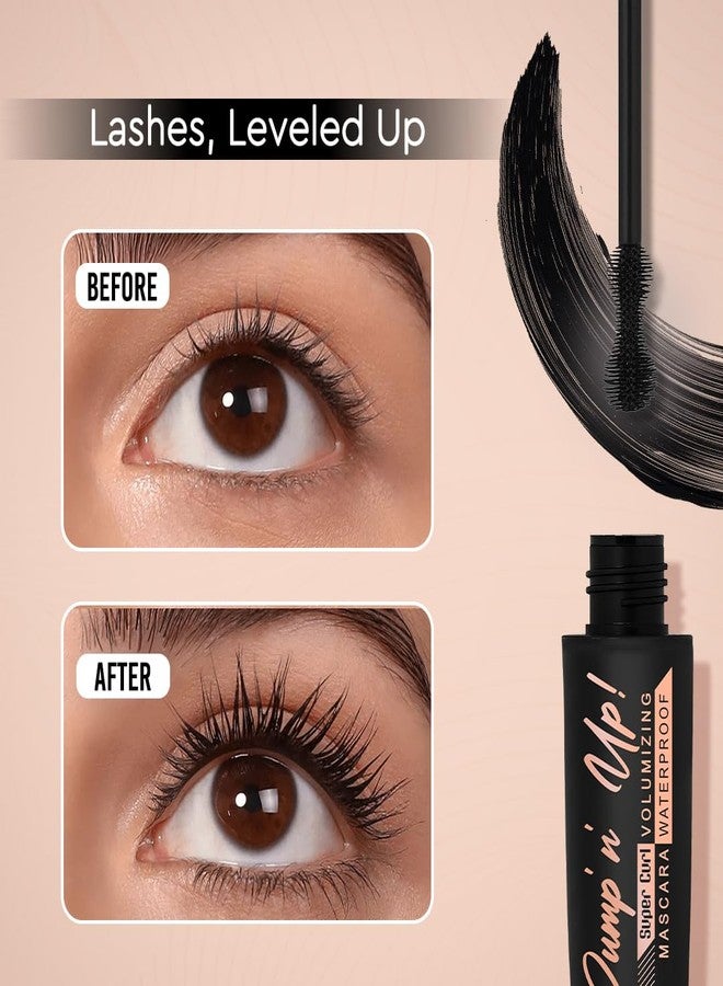 Million Colors Pump n Up Volumizing Mascara| Waterproof and Smudge Proof with Intense Jet Black - Image 4