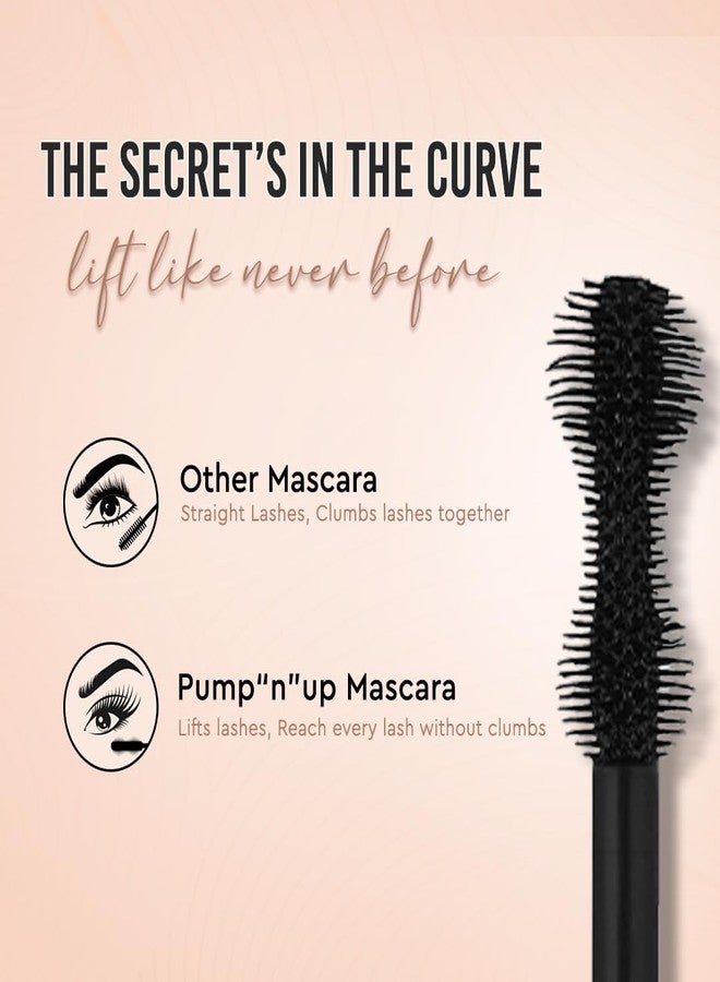 Million Colors Pump n Up Volumizing Mascara| Waterproof and Smudge Proof with Intense Jet Black - Image 5