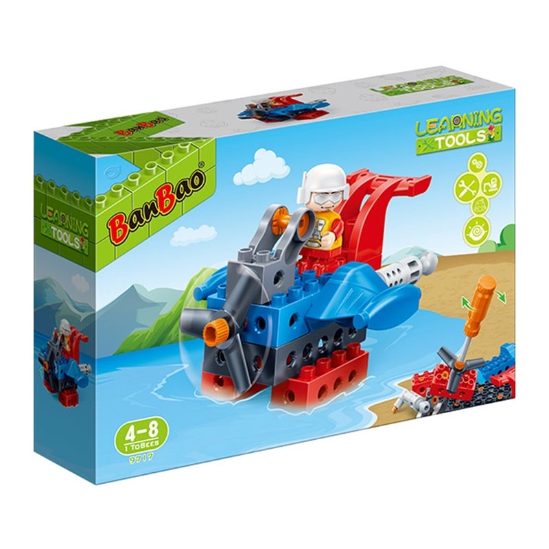 BanBao - Learning Tools Maritime Patrol Aircraft 12 Pieces - 9717 - Image 1
