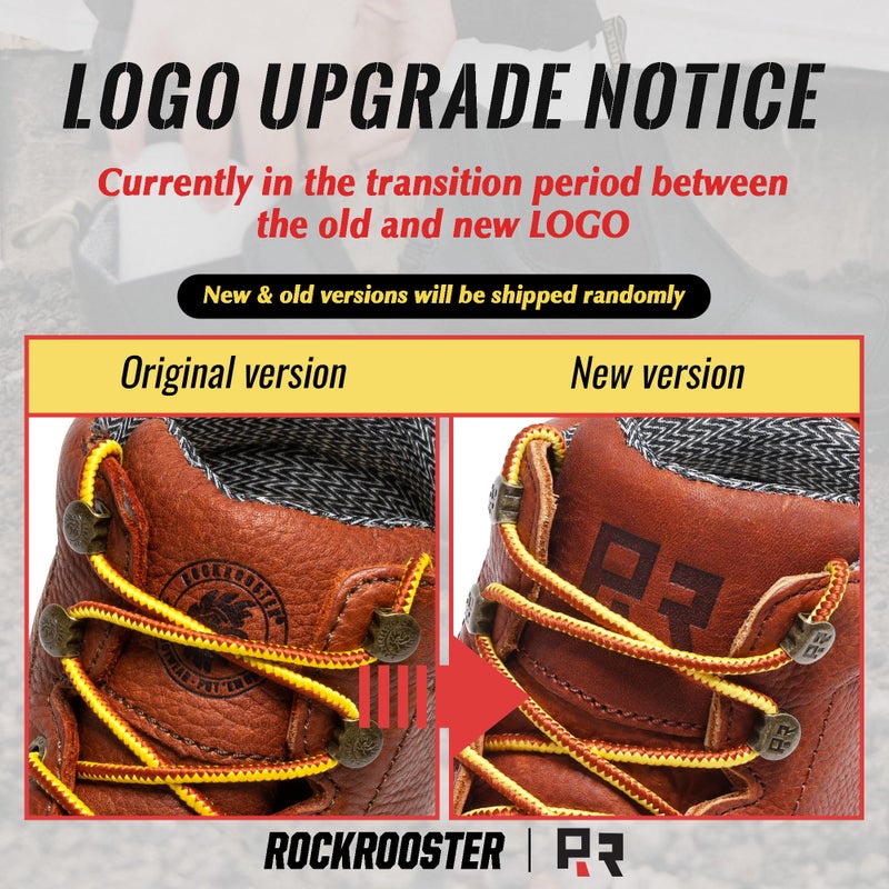 ROCKROOSTER Walker Waterproof Work Boots for Men, 6" Moc Soft Toe Comfort Wedge Rubber Boot, Arch Support Anti-Fatigue Asphalt Boot, Leather Insulated Safety Boots, Electric Hazard (SAP3602 US 10.5) - Image 3