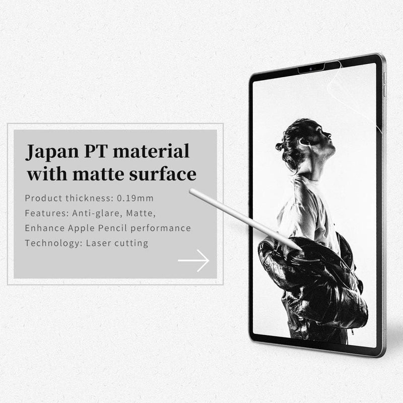 Nillkin Ag Paper-Like Screen Protector Designed For Apple Ipad Pro 11 2018/2020/2021/2022/Air 10.9 2020/Air 4/Air 5 - Matte - Image 2
