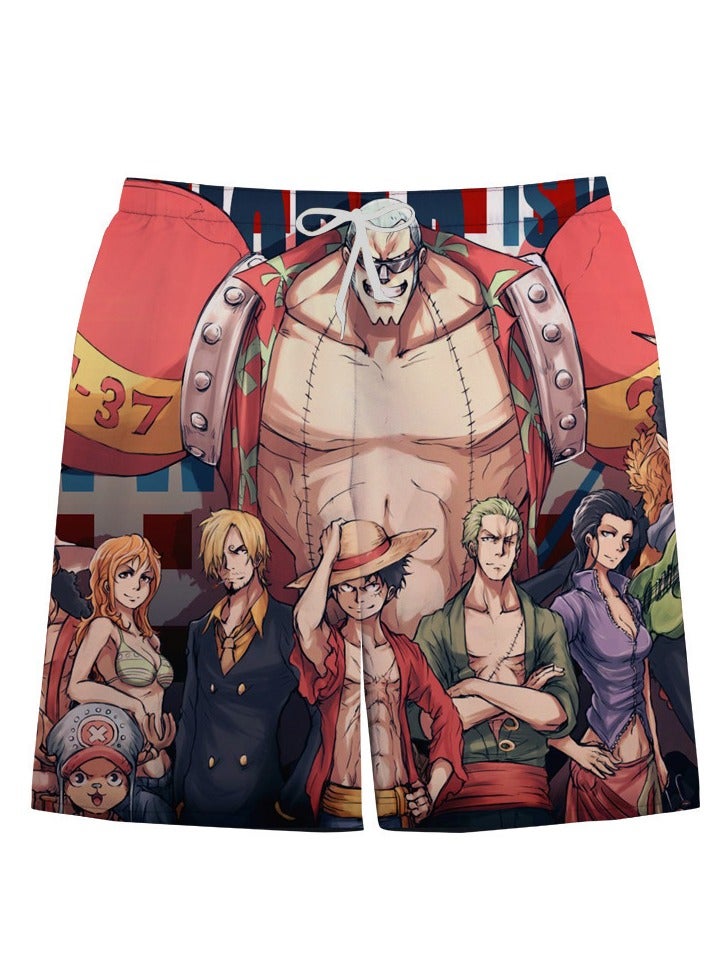 KUYING Summer One Piece Loose Home Five Guarter Shorts  - Image 1