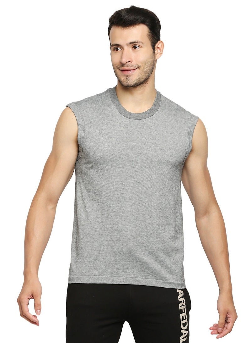 BYC Aerocool Sleeveless T-Shirt Grey - Image 1