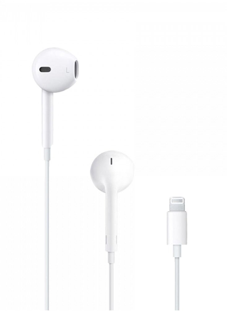 Generic - Wired In-Ear Earphones for Apple iPhone White - Image 1