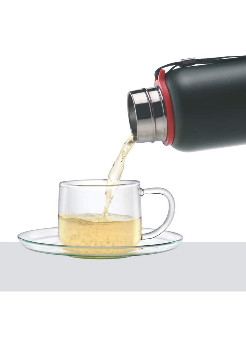 BOROSIL Borosil Hydra Trek 850 ml Stainless Steel Water Bottle | Double Wall Vacuum Insulated Flask, Green | 20 Hours Hot & 24 Hours Cold | Ideal for Personal & Corporate Gifting | 1 Year Warranty  - Image 4