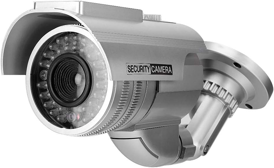 klarako Klarako False Dummy Bullet Camera Camera False Solar Camera With Led Flashing Light False Security Camera