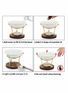 Generic Essential Oil Burner with Ceramic Bowl  - Image 2
