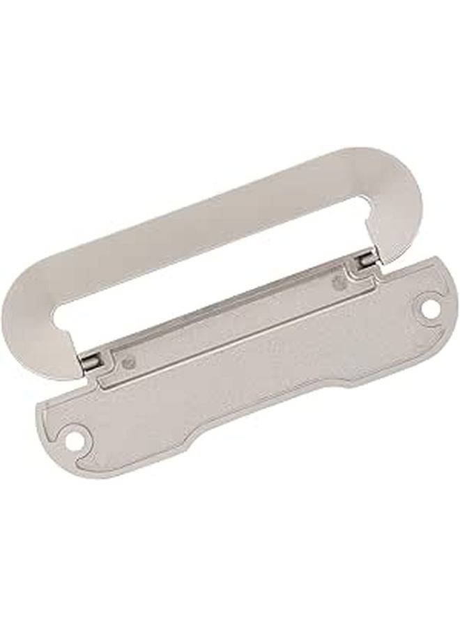 Ultra Thin Invisible Zinc Alloy Cabinet Handle Brushed Nickel Hidden Drawer Pull - Image 1