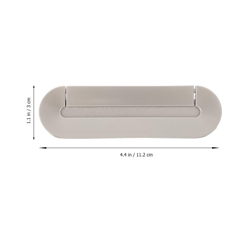 Ultra Thin Invisible Zinc Alloy Cabinet Handle Brushed Nickel Hidden Drawer Pull - Image 3