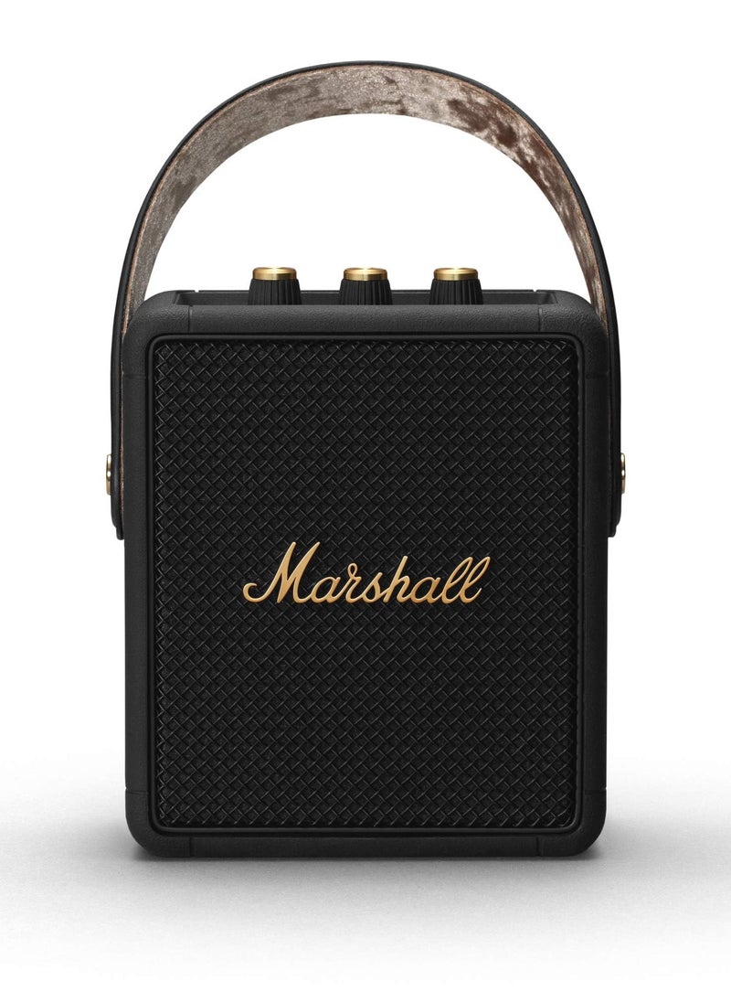 Marshall Stockwell II Portable Bluetooth Speaker, Black and Brass - pzsku/ZA08EF54222D83A15D486Z/45/_/1733663245/2373c432-1fec-4b5a-a172-5c36edaee235